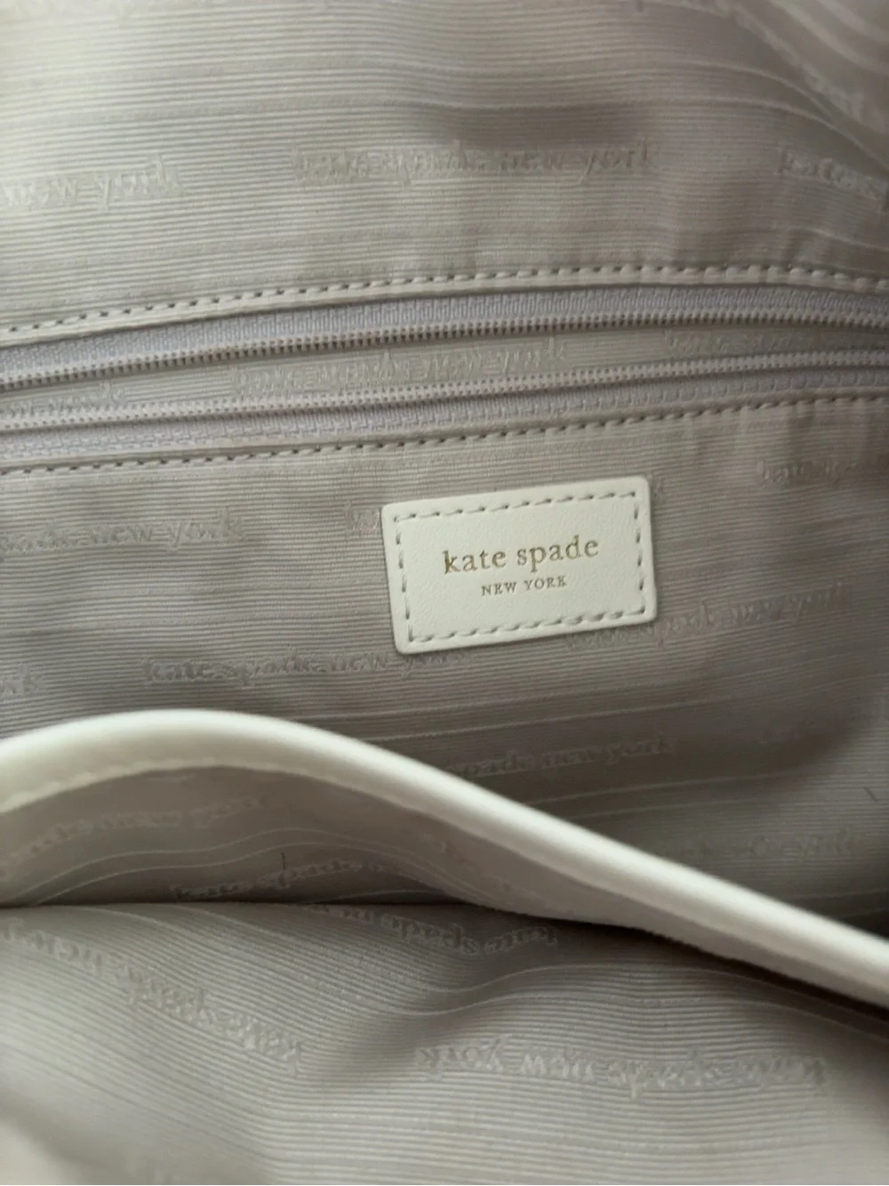 Kate Spade Liv Large Shoulder Bag- Ivory- Like New + Dust Bag